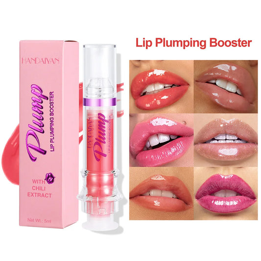 New 5ml Lip Plumping Gloss Mirror Water Lip Gloss