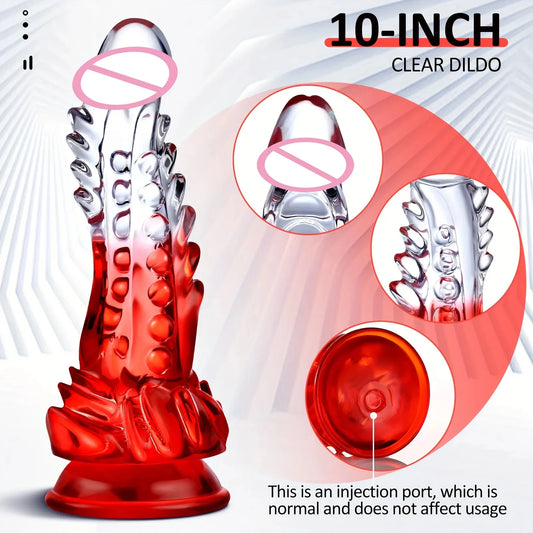 Clear Monster Dildos